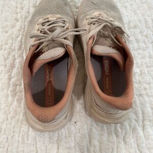 Hoka Women's Beige Running Shoes